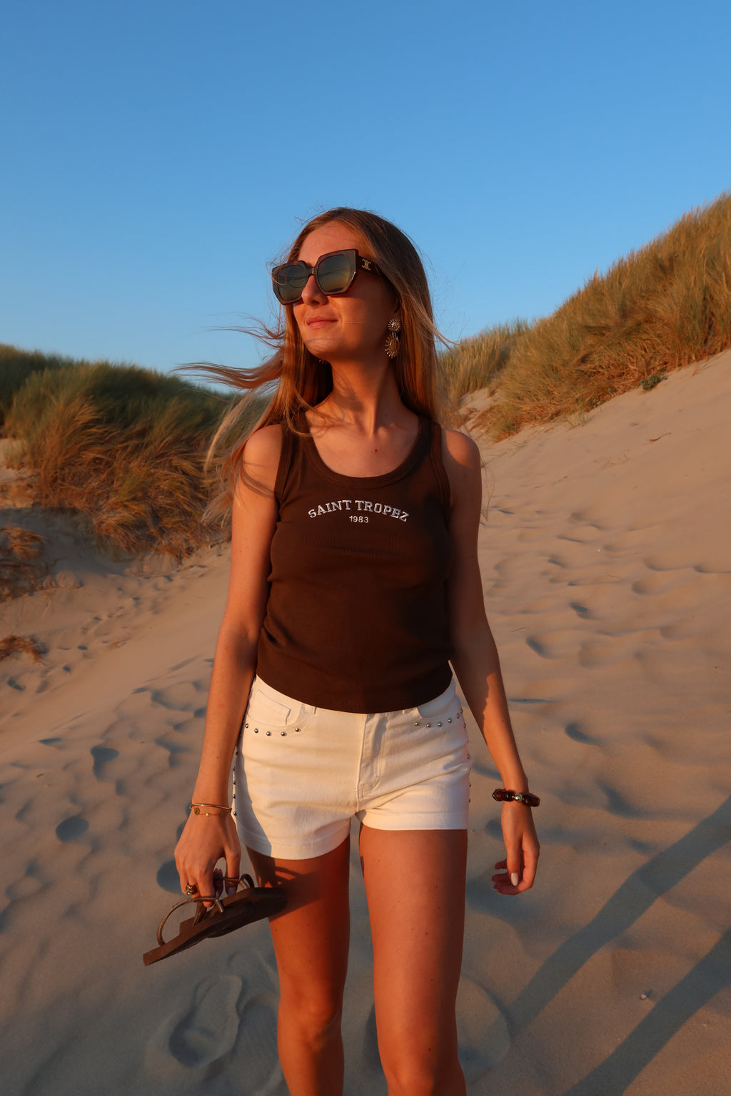 TOP SAINT-TROPEZ - MARRON