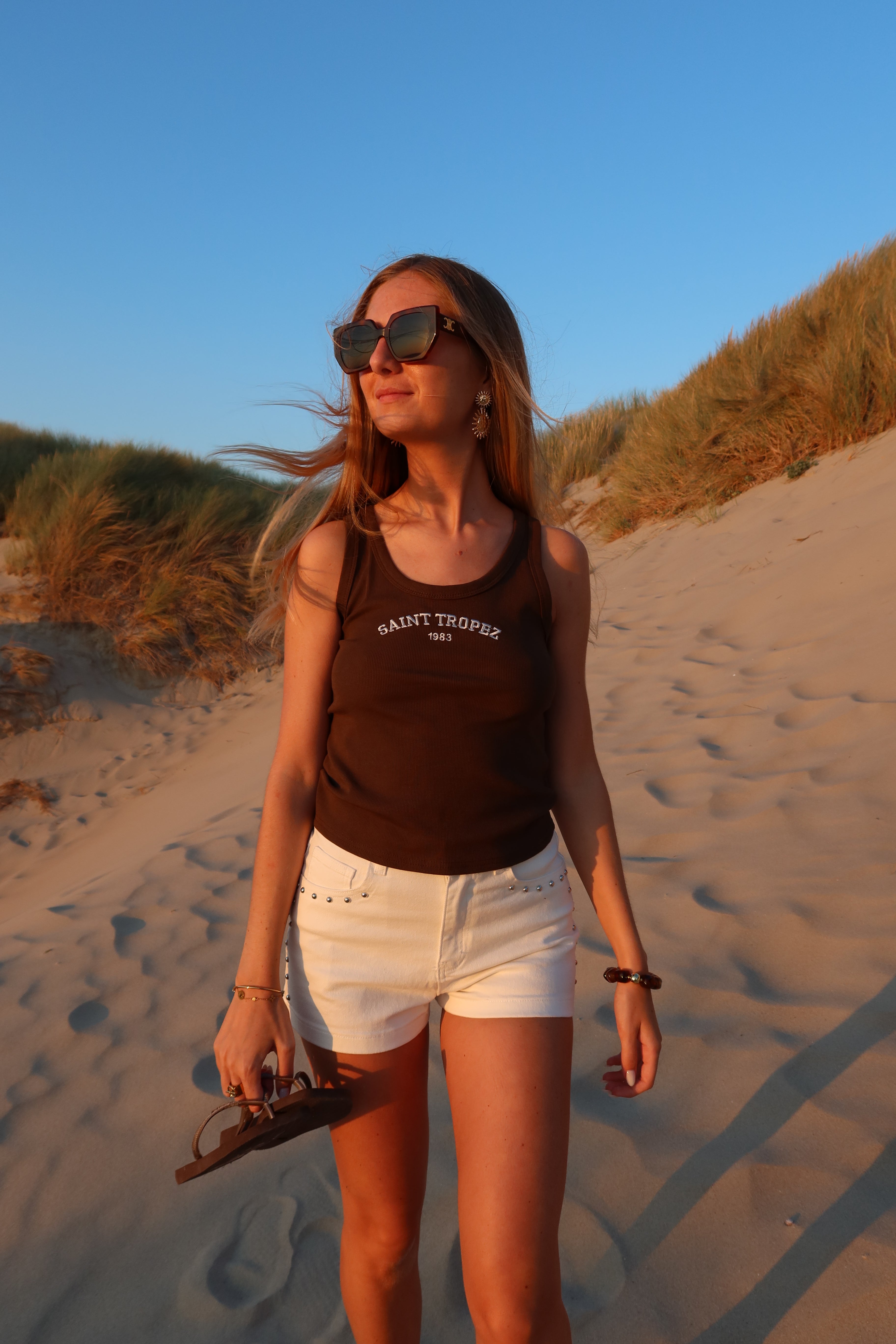 TOP SAINT-TROPEZ - MARRON