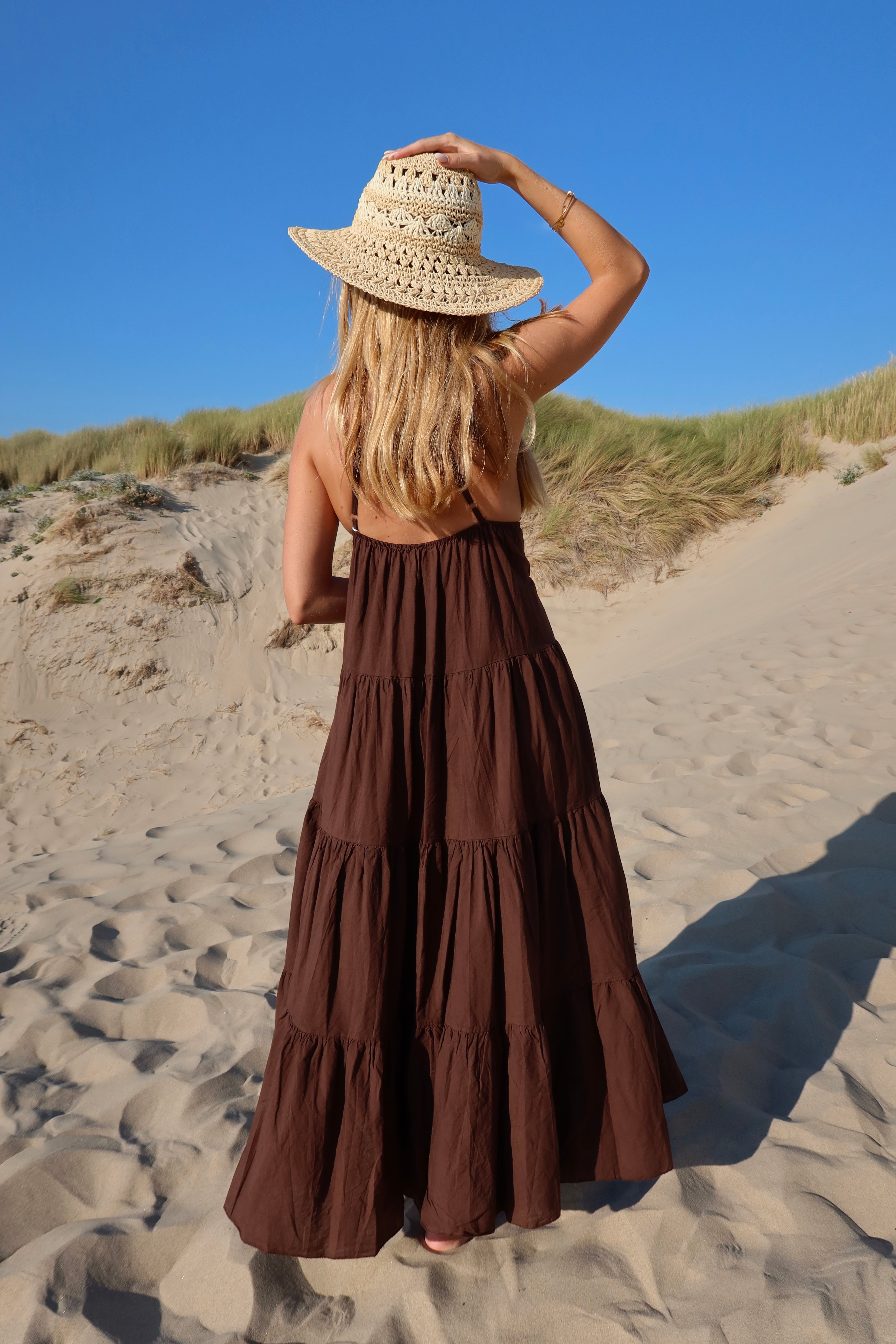 ROBE SALINA - MARRON