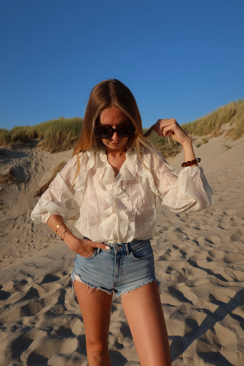 BLOUSE ALBA - ÉCRUE