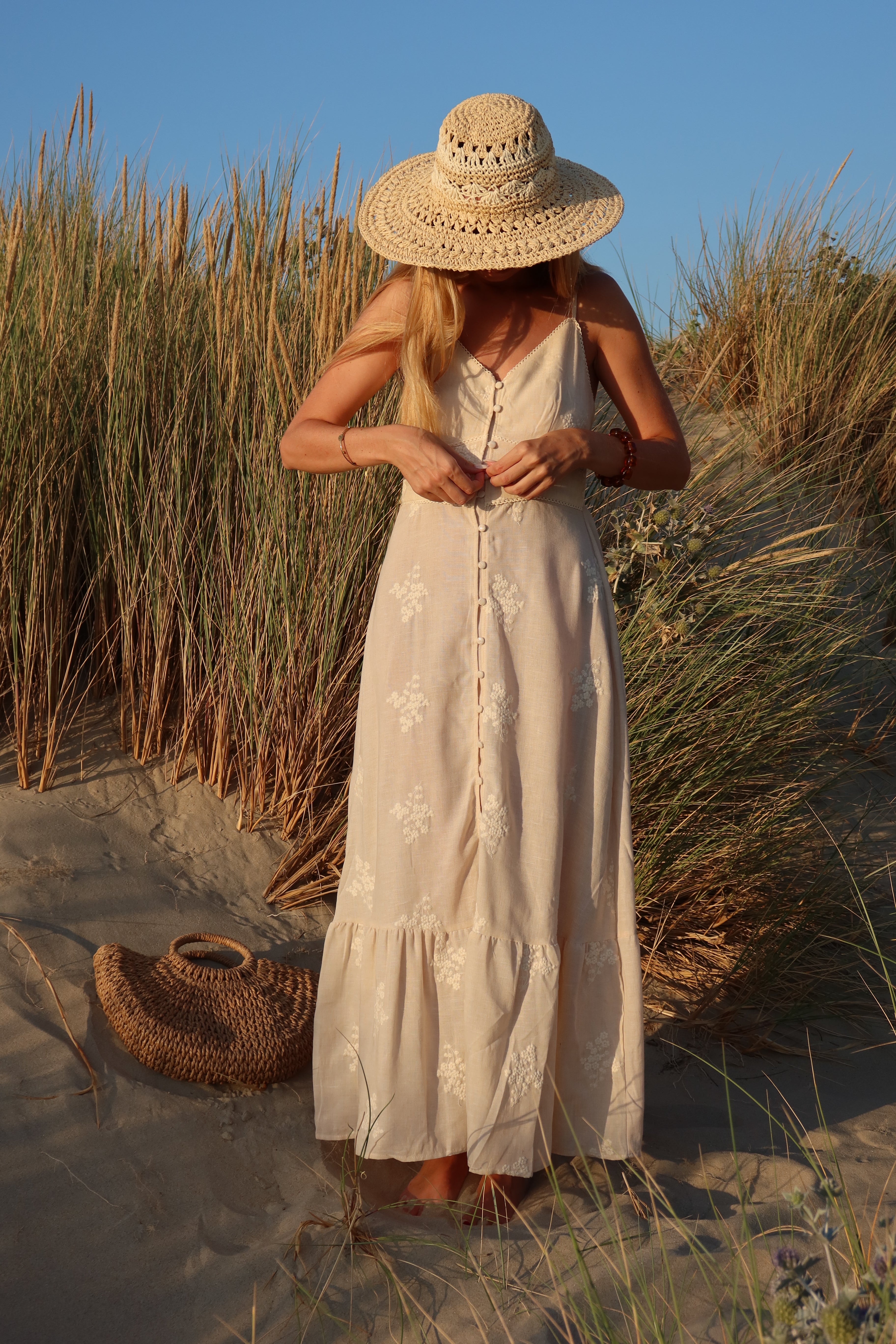 ROBE HÉLIA - ÉCRUE