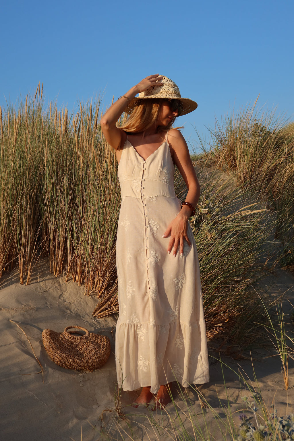 ROBE HÉLIA - ÉCRUE