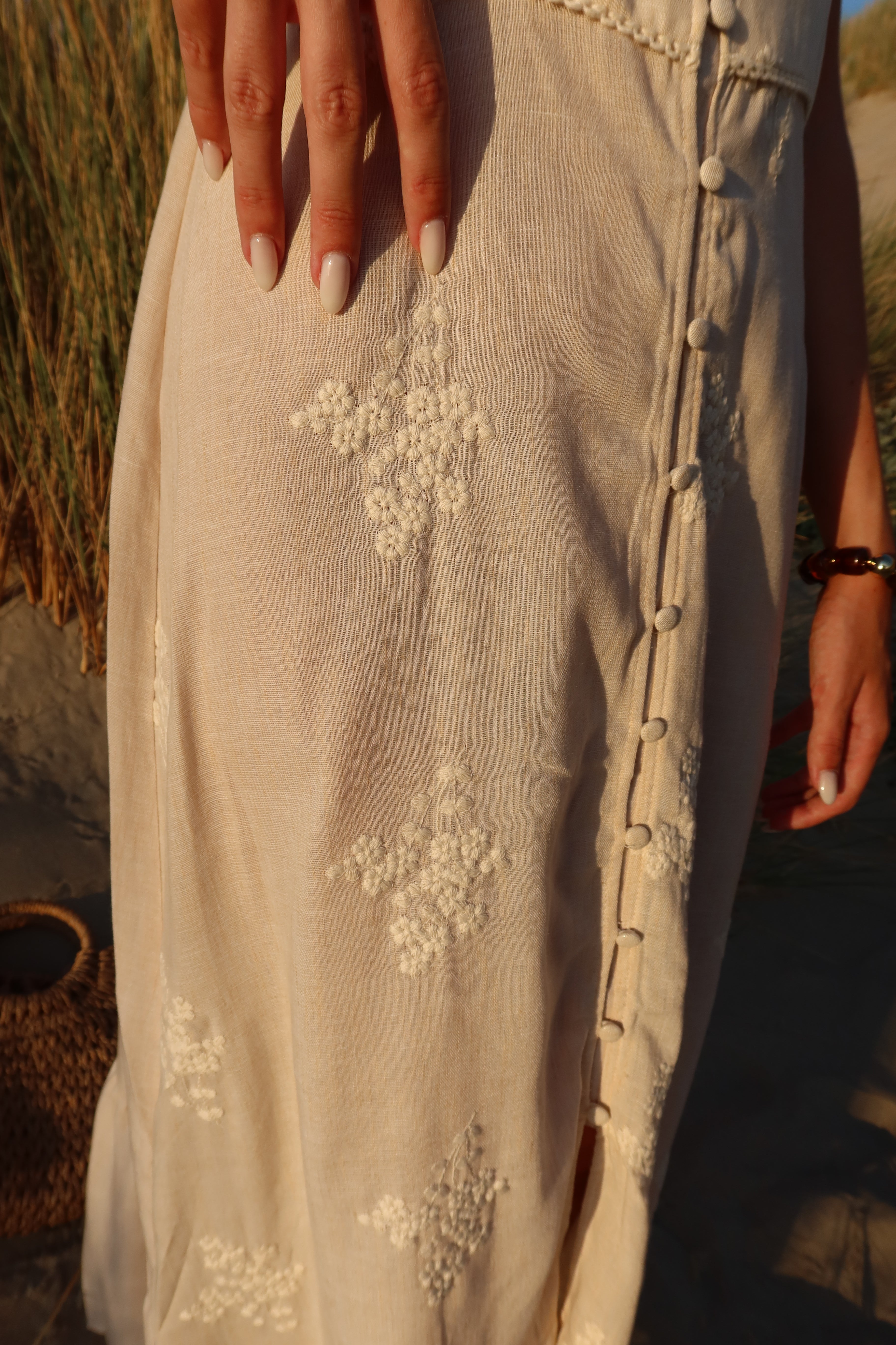 ROBE HÉLIA - ÉCRUE