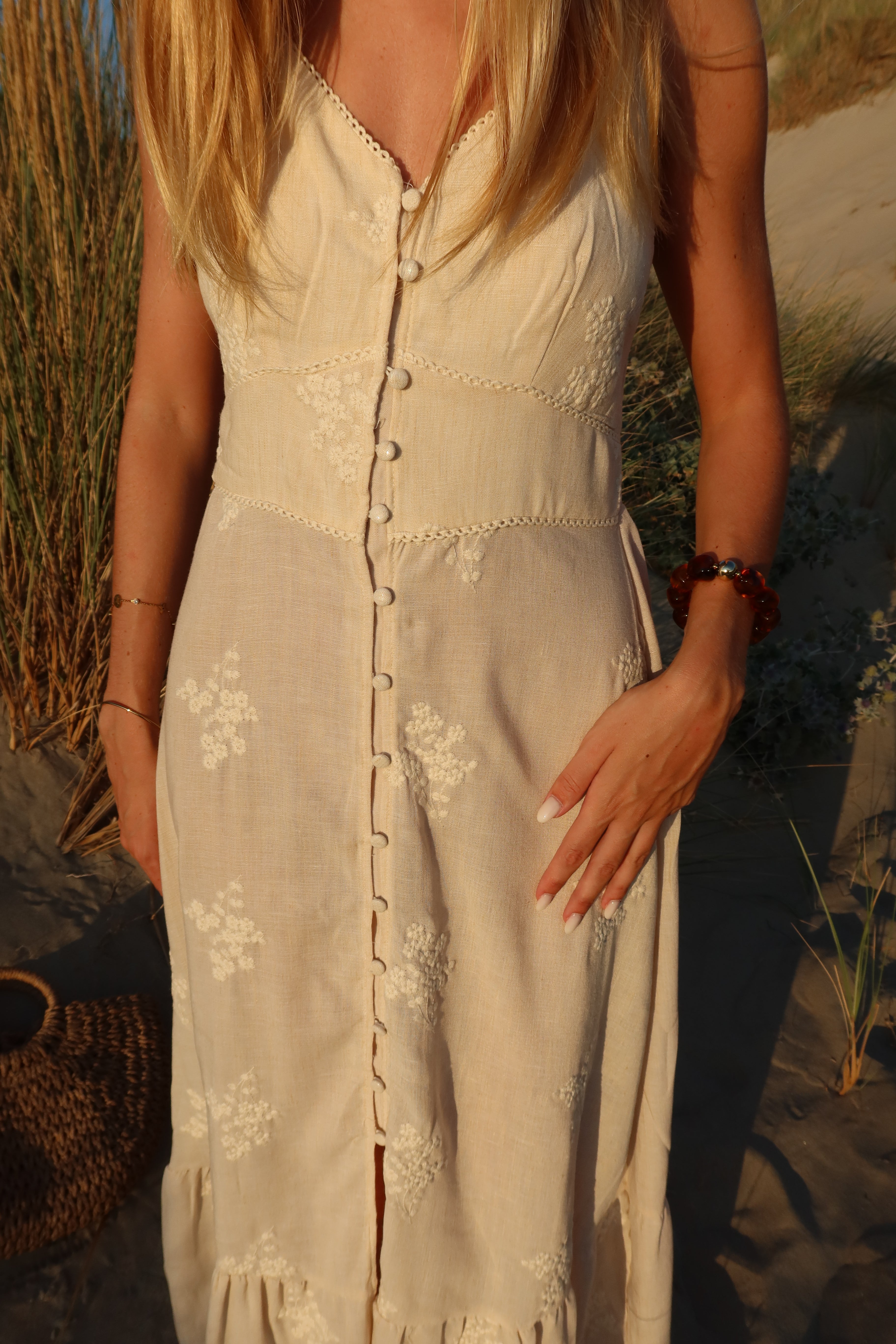 ROBE HÉLIA - ÉCRUE
